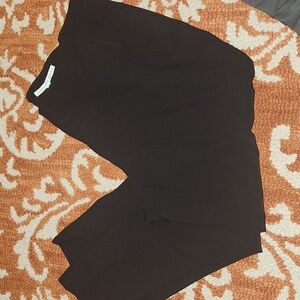 Veronica Beard Zip-Back Scuba Leggings size 20